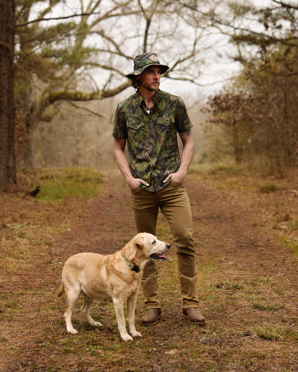 View of Tecovas x Mossy Oak Boonie Hat - Full Foliage