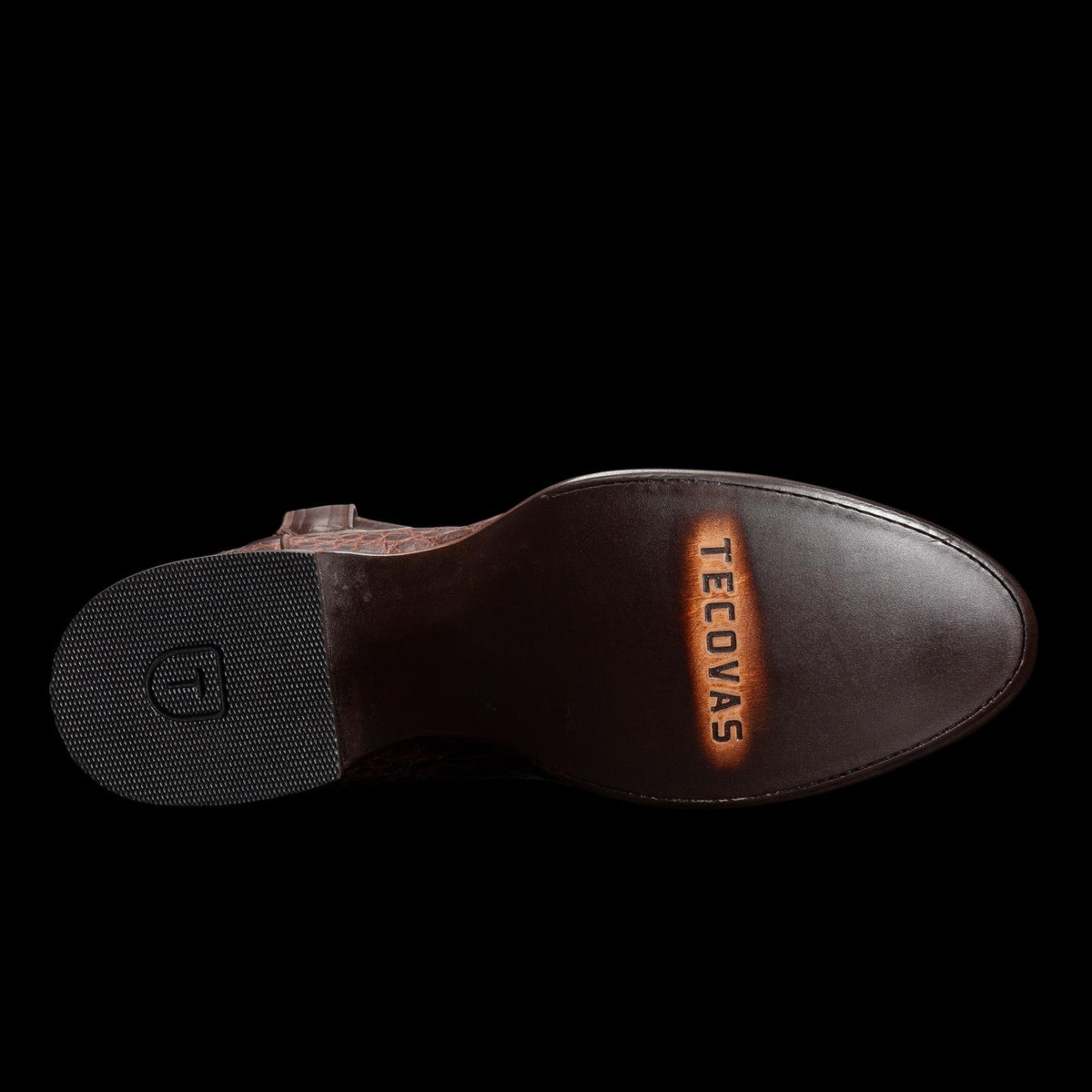 Sole view of The Earl - Mahogany on plain background