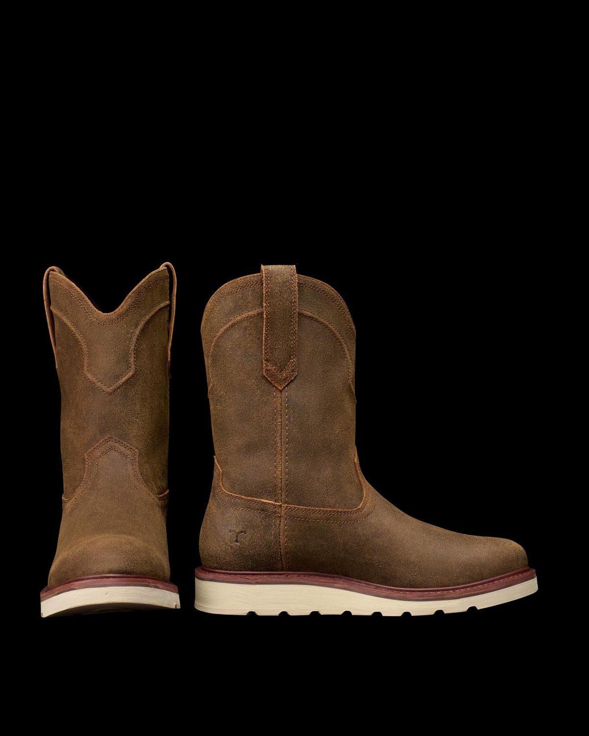 Pair view of The Knox - Dustwood Suede on plain background