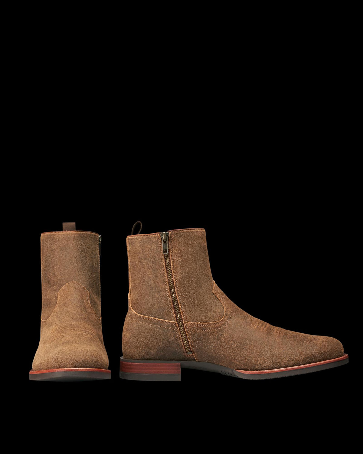 Pair view of The Wayne - Dustwood Suede on plain background