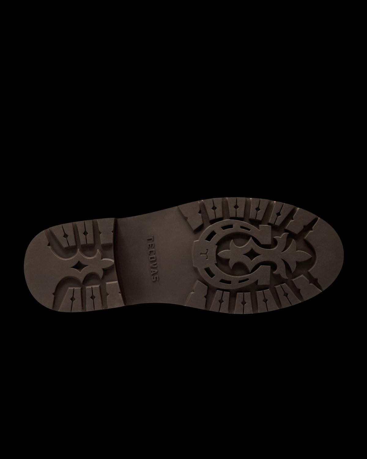 Sole view of The Chelsea Shearling - Bourbon Suede on plain background