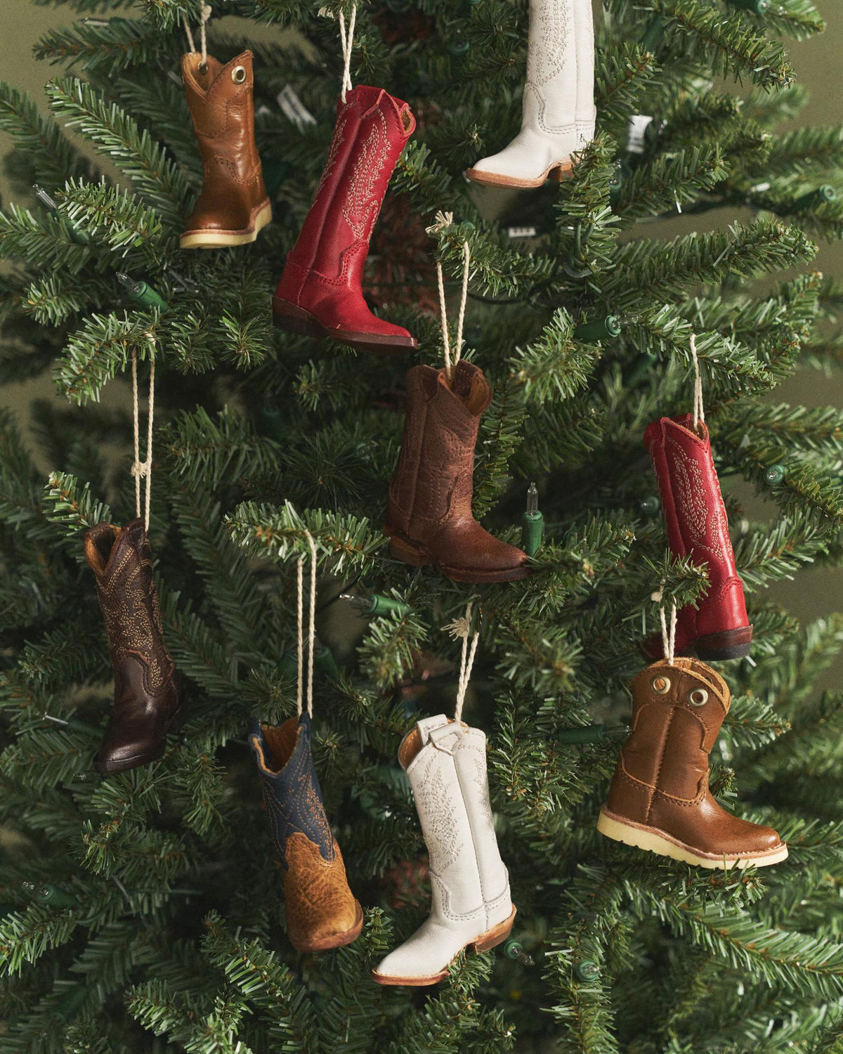 View of LongHaul Roper Work Boot Ornament - Saddle