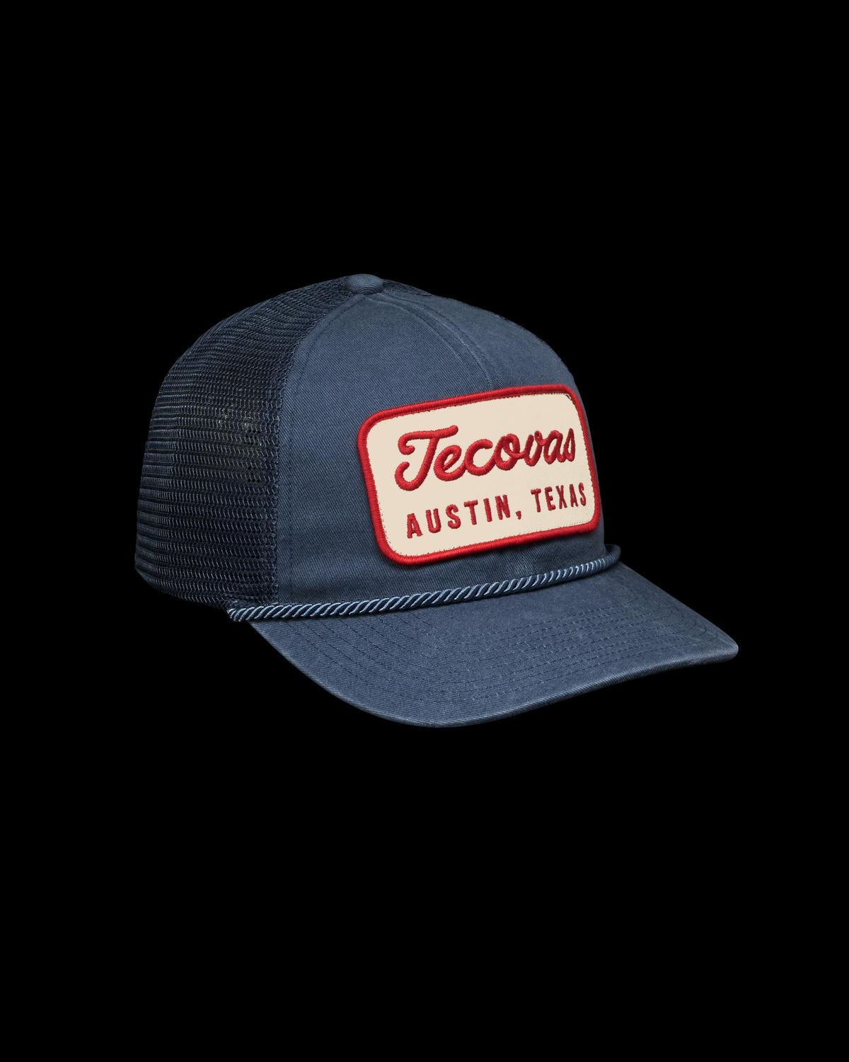 Quarterfront view of Mechanic Trucker - Washed Blue on plain background