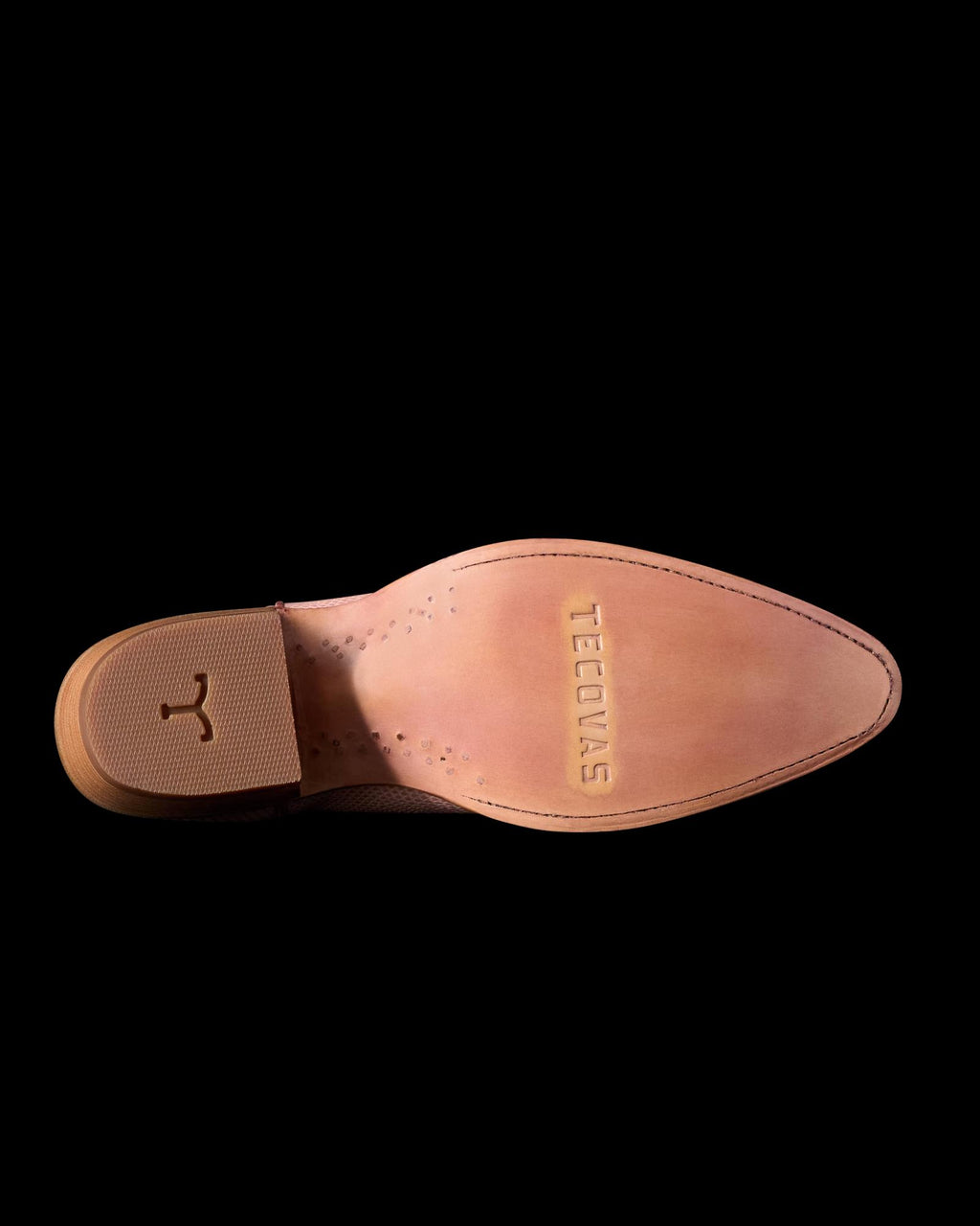 Sole view of The Abby - Pink Frost Lizard on plain background