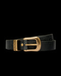 Front view of Women's 3 Piece Belt - Midnight on plain background